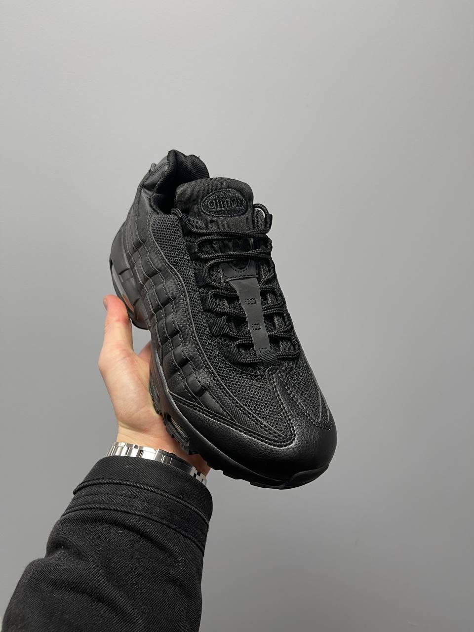 Мужские кроссовки Nike Air Max 95 Triple Black 609048-092 - фото 9 - id-p564038671