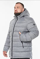 Куртка мужская зимняя короткая Braggart "Aggressive" серая, тинсулейт, температурный режим до -25°C