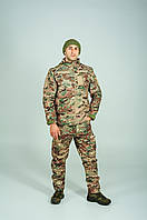 Военный костюм Soft Shell штаны куртка Single Sword с двойным флисом мультикам M