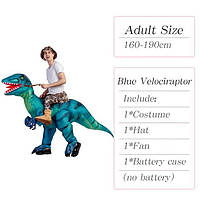 Надувной костюм Тираннозавра, T-Rex косплэй, костюм динозавра T-Rex. Тиранозавр надувной