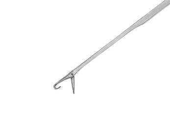 Голка для бойлів, флюро голка Fluo needle Delphin T-END GripXF STRONG, фото 4