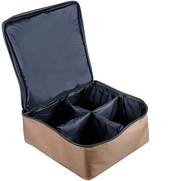 Сумка для катушек, Чехол для 4-х катушек, Чехол для катушек World4Carp REEL BOX Large 4 Coyote, фото 3