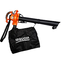 Електричний садовий порохотяг-повітродув SEQUOIA SEVB3036 : 3000Вт, мішок 40л, 360 км/год, 780 куб.м/г, щітковий, фото 5