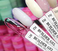 Builder gel R1 Designer professional билдер гель для наращивания ногтей объем 15 мл цвет прозрачный