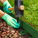 Бордюр садовий NewFixLight 9м зелений в упаковці з анкерами (18 шт) та з'єднувачами (3 шт), фото 6