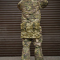 Тактичний каримат для сидіння потрійний Розкладний килимок п'ятиточка Навісний військовий каремат пятиточка піксель