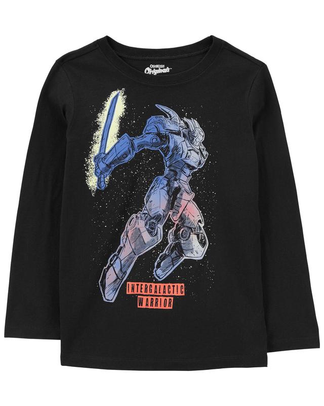 Детский пуловер с динозаврами Carters на мальчика 7 лет (122-131 рост)