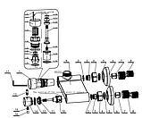 Змішувач для душу порційно натискний., фото 2