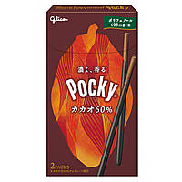 Бисквитные палочки Pocky Cacao 60% Темный шоколад 30 г.