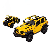 Моделька джипа JEEP Wrangler Rubicon KINSMART металлическая инерционная машинка