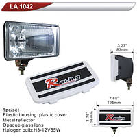 Фара дополнительная DLAA 1042-W/H3-12V-55W/195*96mm/крышка (LA 1042-W)