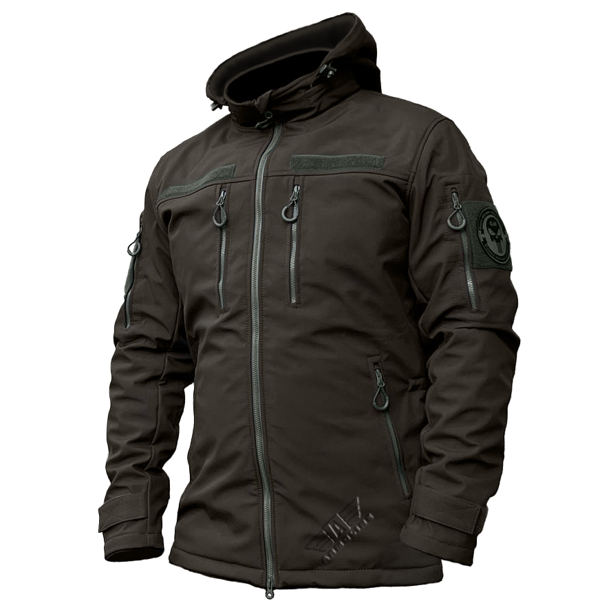 Куртка зимова SoftShell "DIVISION"+ толстовка фліс (OLIVE) 2 в 1