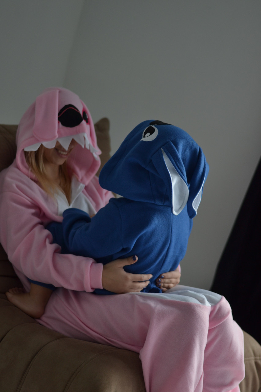 Кигуруми детский костюм пижама Стич Stitch синий (80/86/92/98/104), фото 1