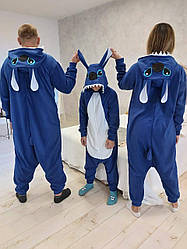 Кігурумі піжама костюм Стіч Stitch Синій (на зріст від 181 до 200+ см)