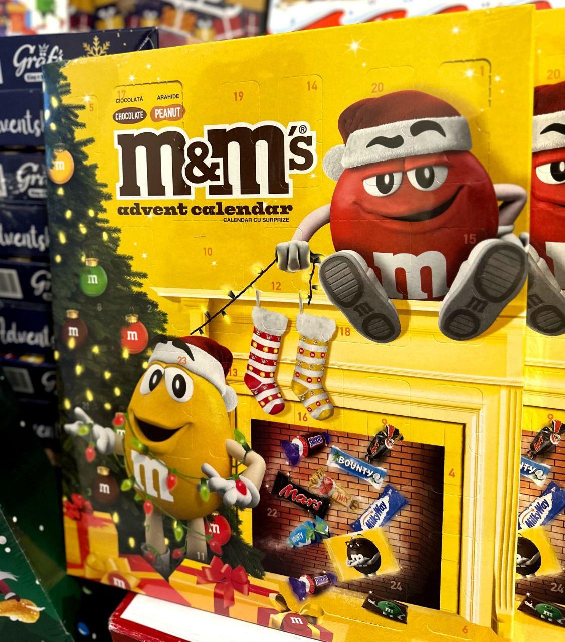 Адвент календар M&M's Friend 2024 подарунок на новий рік