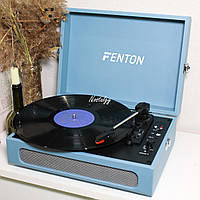 Вініловий програвач Fenton Blue+ Bluetooth, грамофон для вінілових дисків