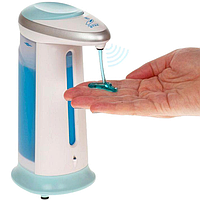 Сенсорный дозатор для мыла 300 мл Magic Soap Сенсорный диспенсер для жидкого мыла Бело-голубой