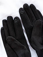 Черные кашемировые перчатки с жаткой размер 7