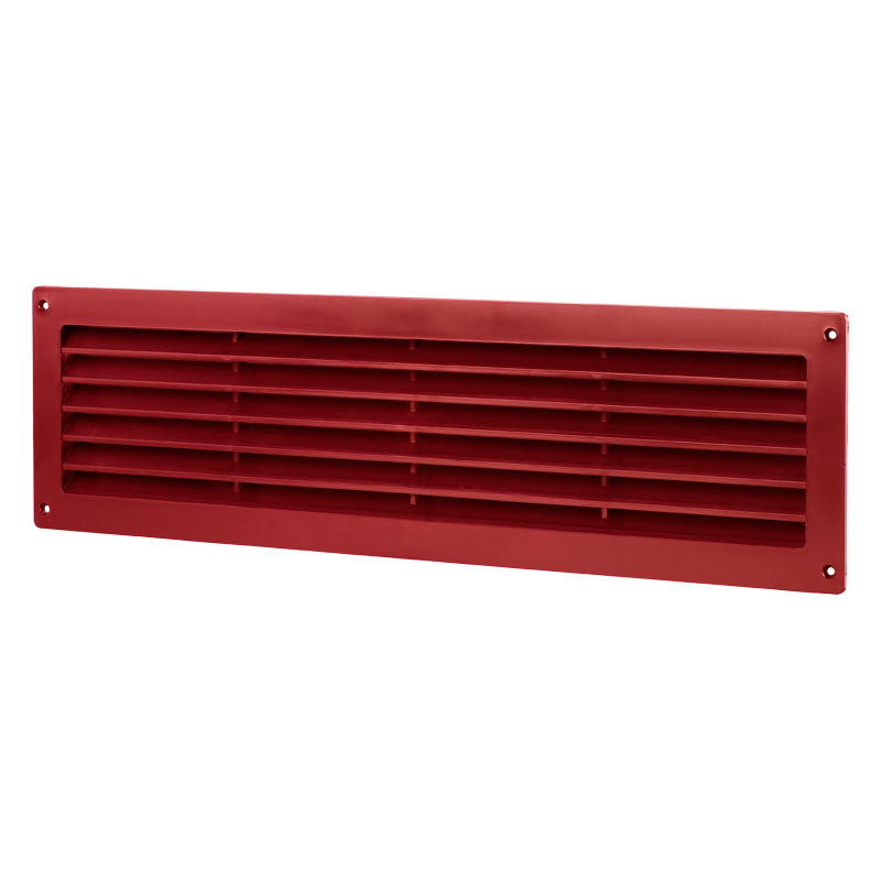 Припливно-витяжна решітка ВЕНТС МВ 450 коліру ЧЕРВОНЕ ДЕРЕВО з ударостійкого пластику, фото 1