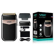 Електробритва VGR V-331, шейвер, Waterproof, додаткове лезо, фото 5