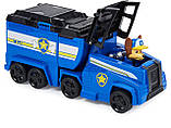 Щенячий патруль: Великий рятувальний автомобіль-трансформер з водієм Гонщик. Paw Patrol Chase Transforming Truck, фото 2