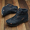 Чоловічі зимові шкіряні черевики (натуральна шкіра) чорні на хутрі, чоловіче взуття на зиму, розмір 40 41 42 43 44 45, фото 4