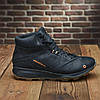 Чоловічі зимові шкіряні черевики (натуральна шкіра) чорні на хутрі, чоловіче взуття на зиму, розмір 40 41 42 43 44 45, фото 6