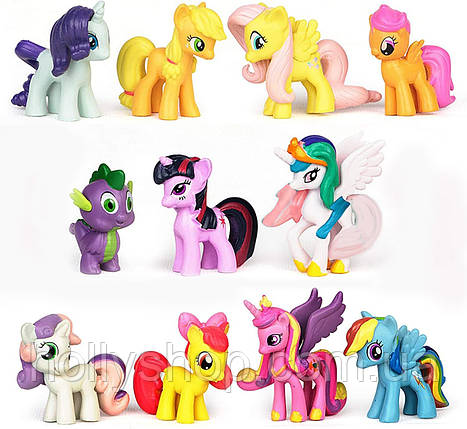 Набір фігурок мій Літл Поні My little pony фігурки Поні 11 шт., фото 2