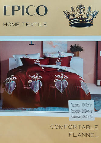 Постельное белье Epico Flanel Strong Series - Евро, фото 2