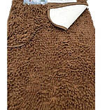 Килимки для ванної та туалету набір килимків 80 х 50 см і 50 х 40 см світло-коричневий, фото 4