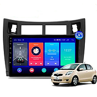 Штатная магнитола Toyota Yaris Vitz Platz 2005-2010г. 2/32Gb экран 9" Автомагнитола на Android 12