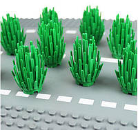 Куст конструктор зелёного цвета декорация для мини фигурок 1 шт