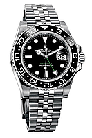 ROLEX GMT MASTER II 40MM (ETA 2834-2) JUBILEE BRACELET SILVER BLACK. AAA