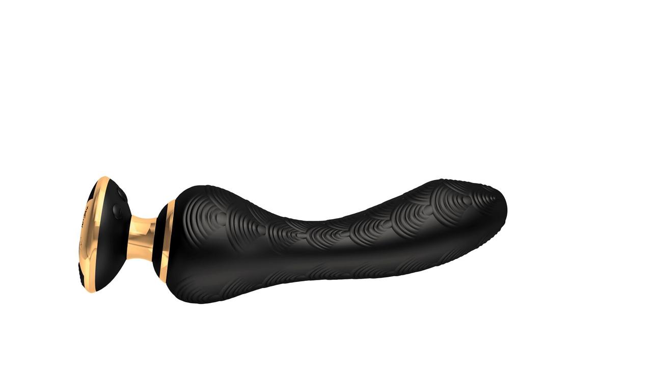 Вібратор для точки G з гнучким стволом Shunga Sanya Black, 18,5 х3, 8 см.