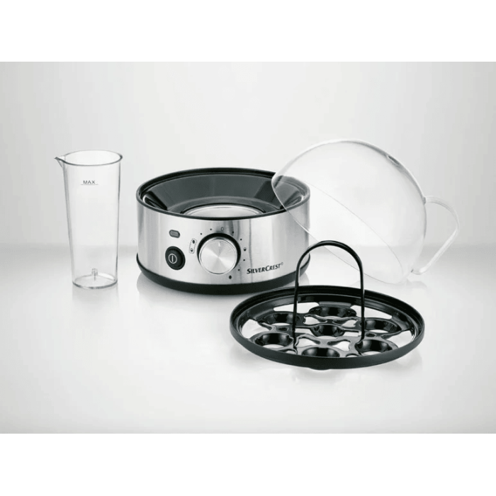 Набор для варки яиц Silver Crest SEKE 450 A1 inox на 7 яиц Яйцеварка электрическая eggies cooker (Яйцеварки) - фото 3 - id-p2018171400