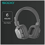 Навушники повнорозмірні Sodo SD-1003 бездротові, фото 8