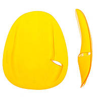 Лопатки для плавания, плавательные лопатки World Sport желтые размер L