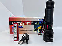 Ручной мощный аккумуляторный фонарик USB, 15 Вт, X-Balog BL-P02-P50