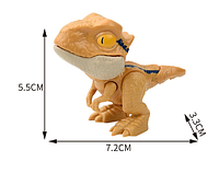 Конструктор фигурка динозавр детеныш тираннозавр рыжий