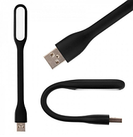 USB-лампа для ноутбука клавіатури Supretto ліхтарик міні, Чорний DSS-55