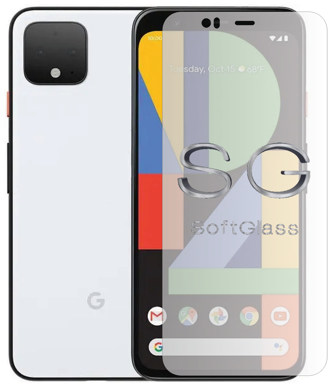 М'яке скло Google pixel 4 XL на екран поліуретанове SoftGlass