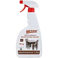 Средство SAN CLEAN PROF Line для полировки мебели, 750 мл