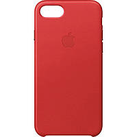 Чехол Apple Leather Case для iPhone 7 (PRODUCT) Red (MMY62ZM/A) Уценка 1977