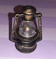 Лялькова мініатюра керосинова лампа ( висота 55 мм)