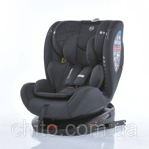Автокрісло дитяче ME 1114 EVEREST Dark Gray isofix 360град, фото 1