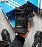 Кросівки Adidas Ultra Boost Black термо, фото 3