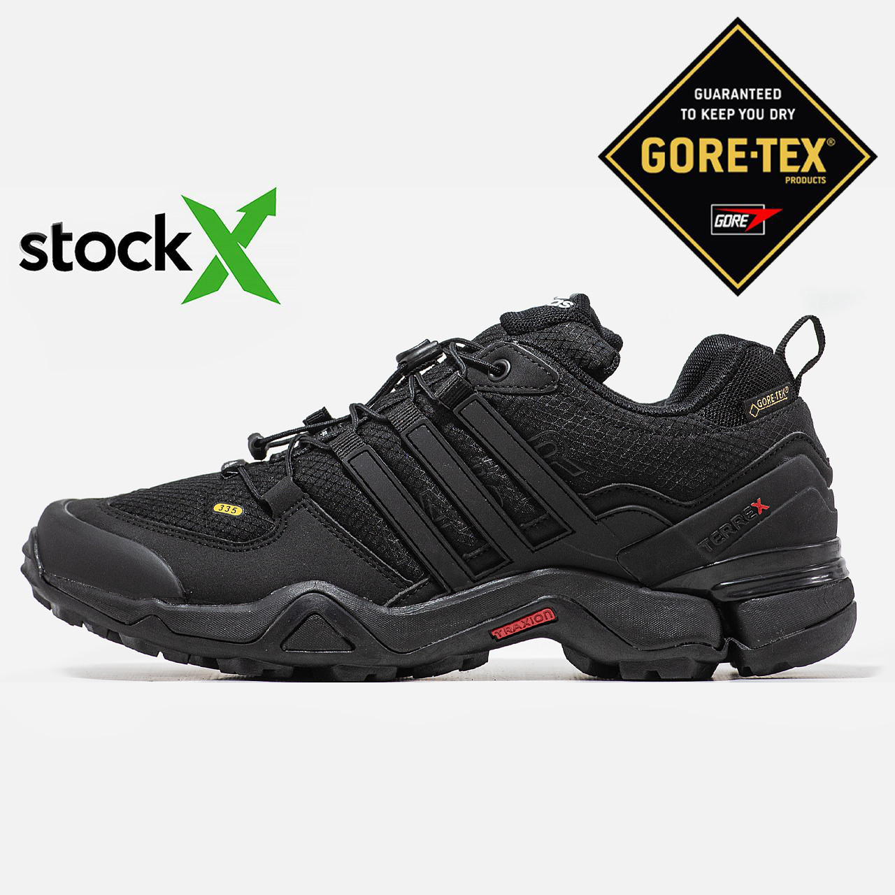 1135 Adidas Terrex Swift R2 Gore-Tex Black