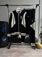 Мужской спортивный костюм Louis Vuitton черно-белый