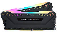 Модуль пам'яті Corsair DDR4 16Gb (2x8) Vengeance RGB Pro Black 3600Mhz (CMW16GX4M2D3600C18)