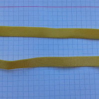 Резинка для шлеек бюстгалтера,резинка двухсторонняя ,швейная фурнитура для белья .цвет - желтый